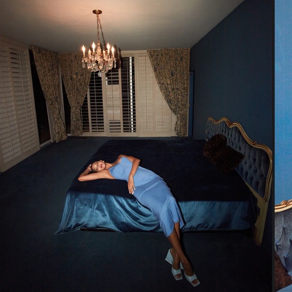 Reformation Sky Blue Strappy Midi Dress - Picture 6 of 9